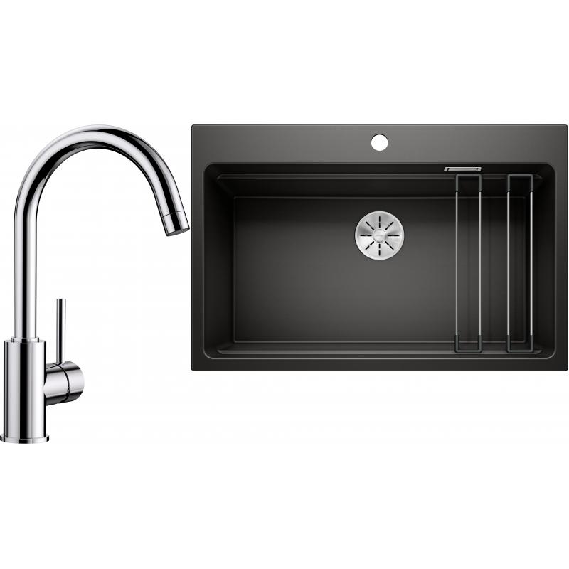 E-shop Set RS Blanco Etagon 8 + Blanco Mida (sivá skala + chróm)