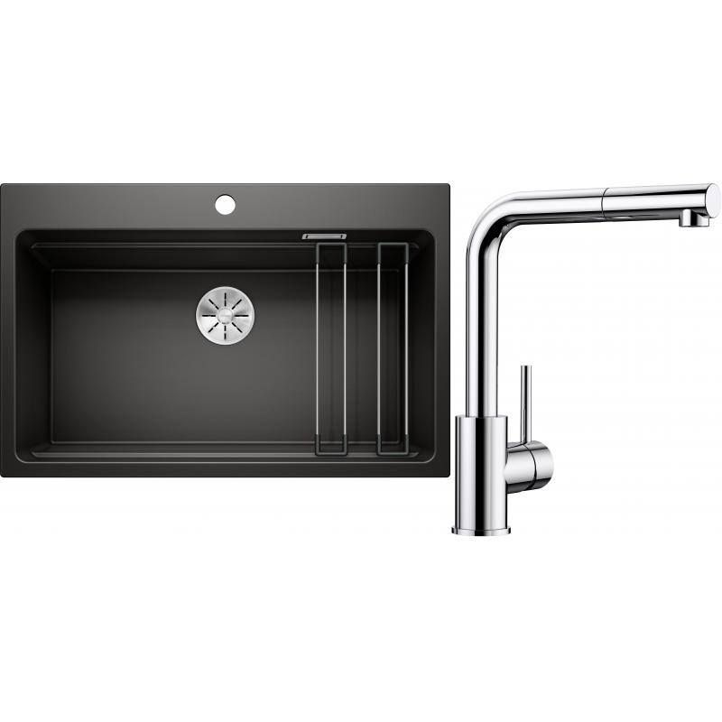 E-shop Set RS Blanco Etagon 8 + Blanco Mila-S (káva + chróm)