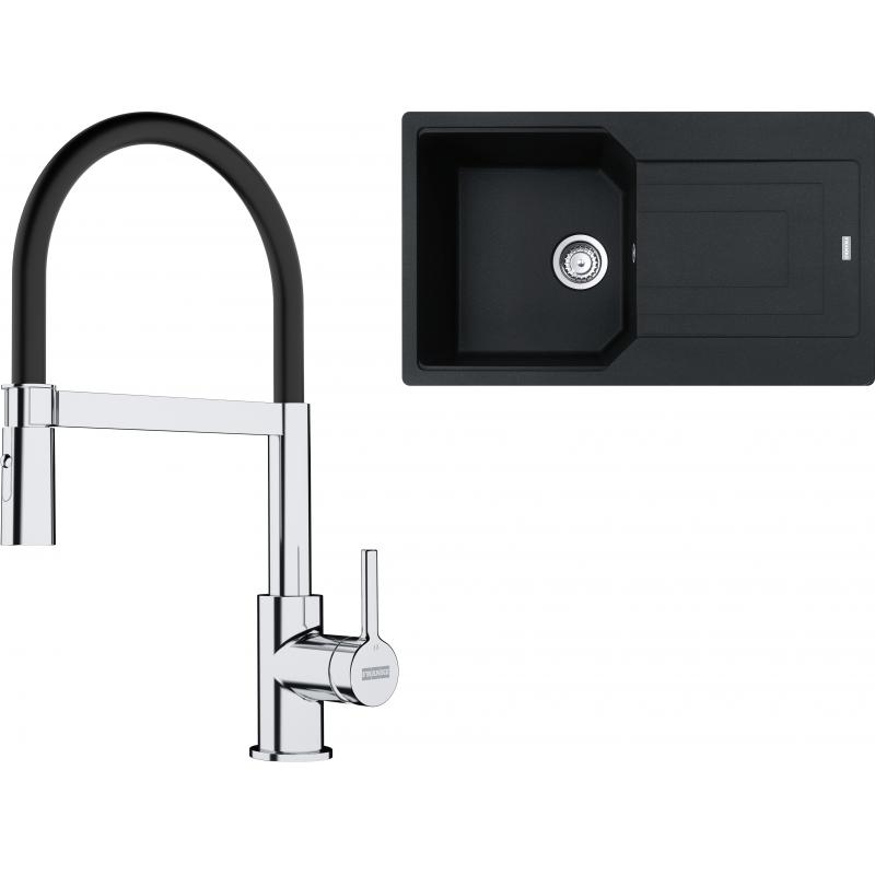 E-shop Set RS Franke Urban UBG 611-86 + Franke FC 6085 Lina (sahara + chróm/čierna)