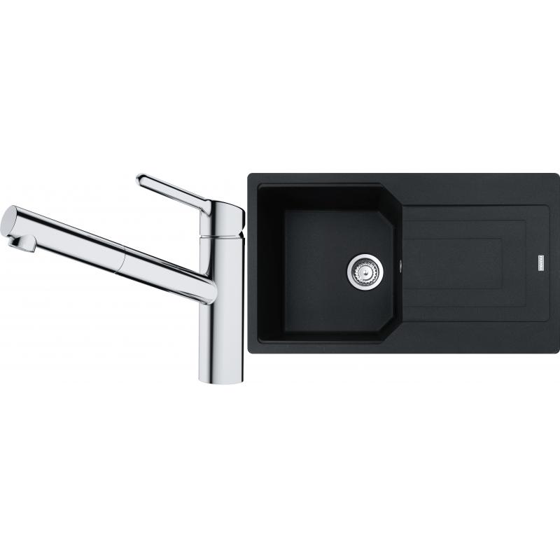 E-shop Set RS Franke UBG 611-86 + Franke FC 3055 Orbit (sahara + chróm)