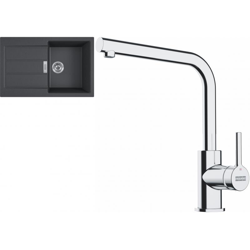 E-shop Set T115 Franke S2D 611-78 + Franke FS 3230 (šedá + chróm)