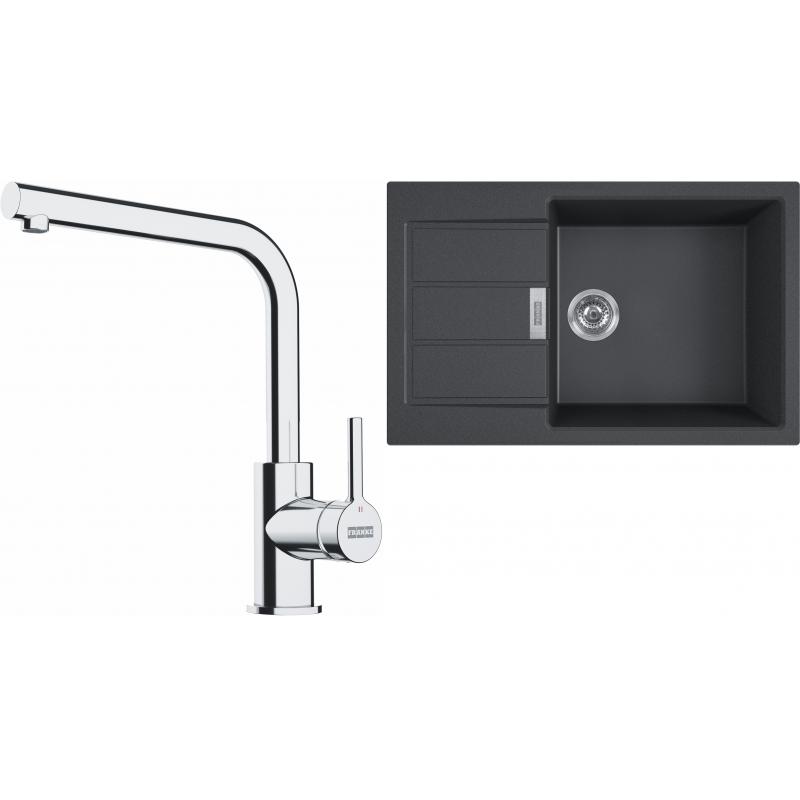 E-shop Set T116 Franke S2D 611-78 XL + Franke FS 3230 (šedá + chróm)