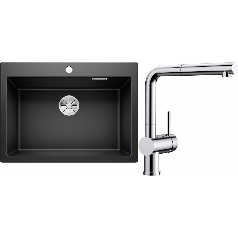 E-shop Set RS Blanco Pleon 8 + Blanco Linus-S (čierna + chróm)