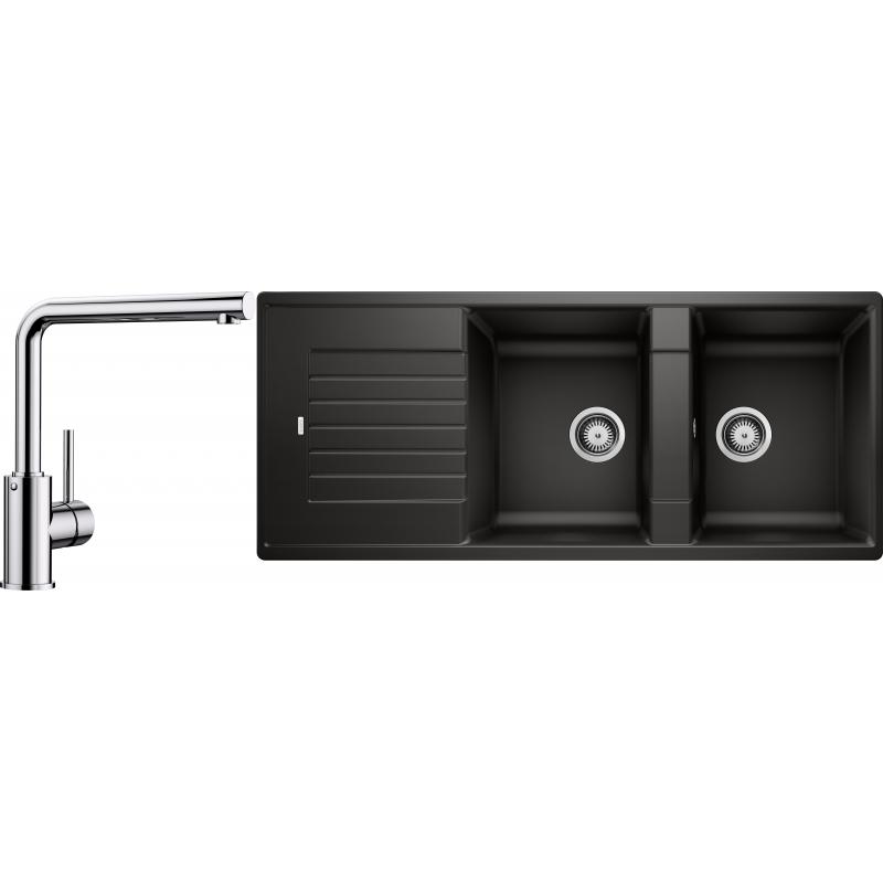 E-shop Set RS Blanco Zia 8 S + Blanco Mila (čierna + chróm)