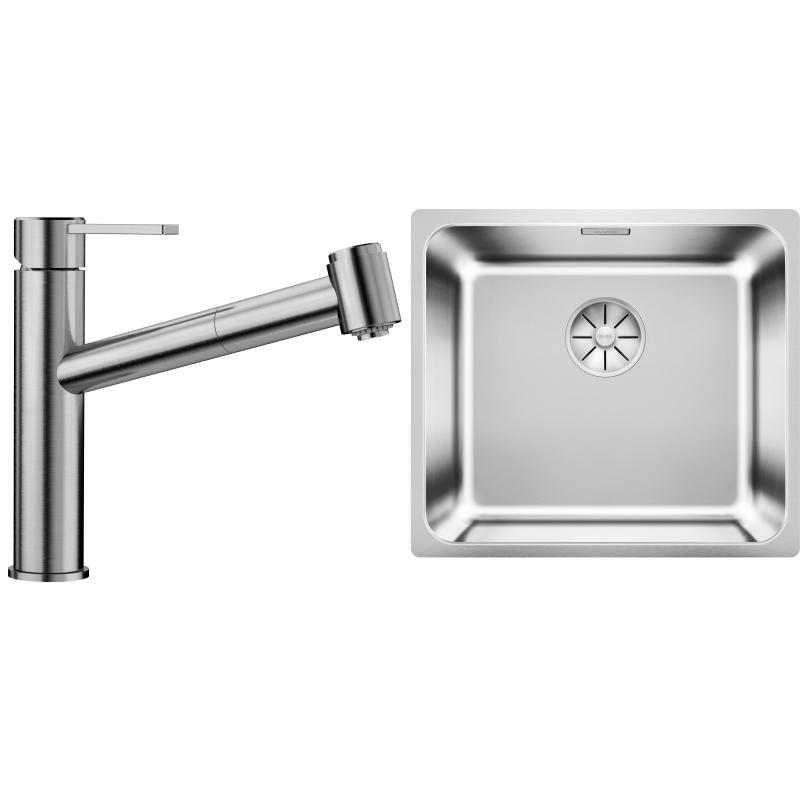 E-shop Set RS Blanco Solis 450-IF + Blanco Ambis-S (leštená nerez + leštená nerez)