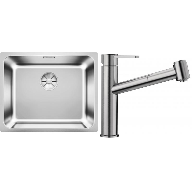 E-shop Set RS Blanco Solis 500-IF + Blanco Ambis-S (leštená nerez + leštená nerez)