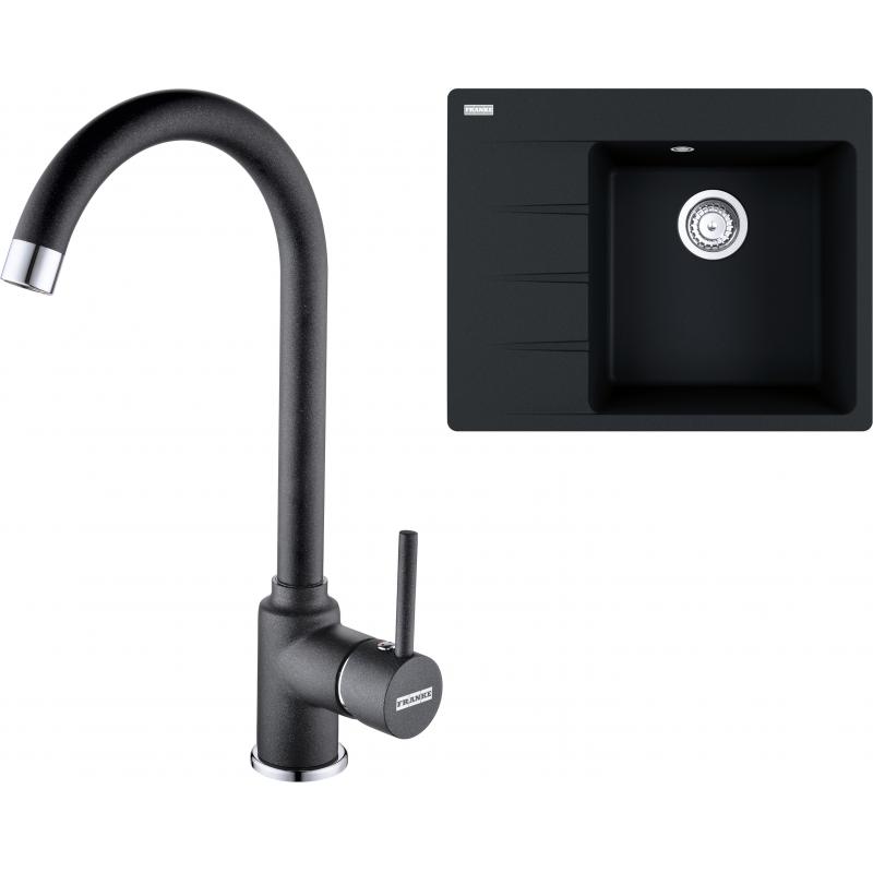 E-shop Set RS Franke Centro CNG 611-62 TL + Franke FP 9000 (vanička na ľavej strane, onyx + onyx)