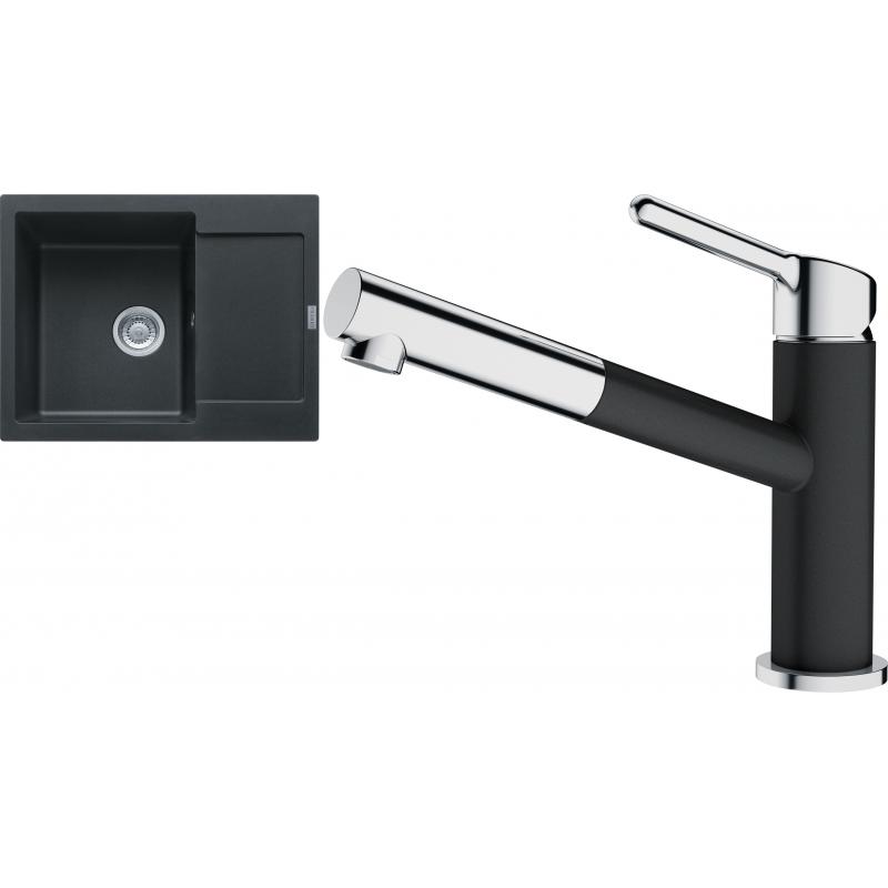 E-shop Set RS Franke Maris MRG 611-62 + Franke FC 3055 Orbit (čierna matná + čierna matná)