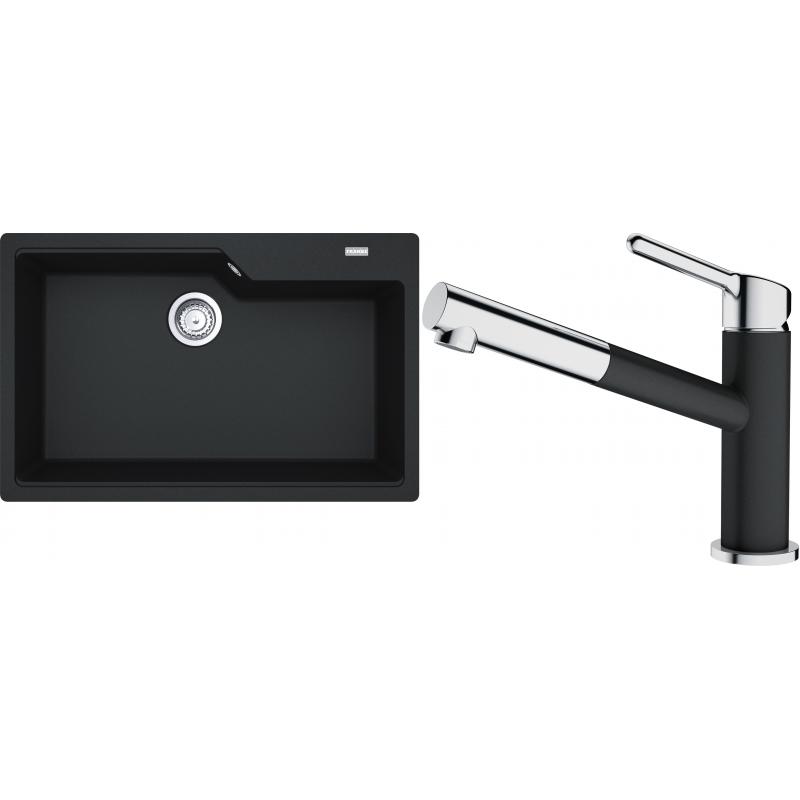 E-shop Set RS Franke Urban UBG 610-78 + Franke FC 3055 Orbit (čierna matná + čierna matná)