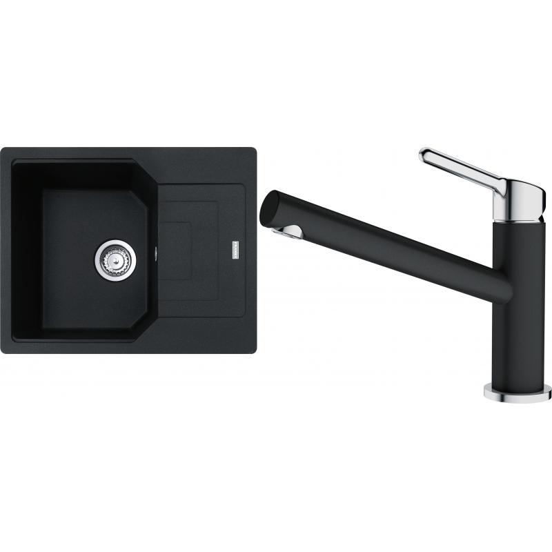 E-shop Set RS Franke UBG 611-62 + Franke FC 3054 Orbit (čierna matná + čierna matná)
