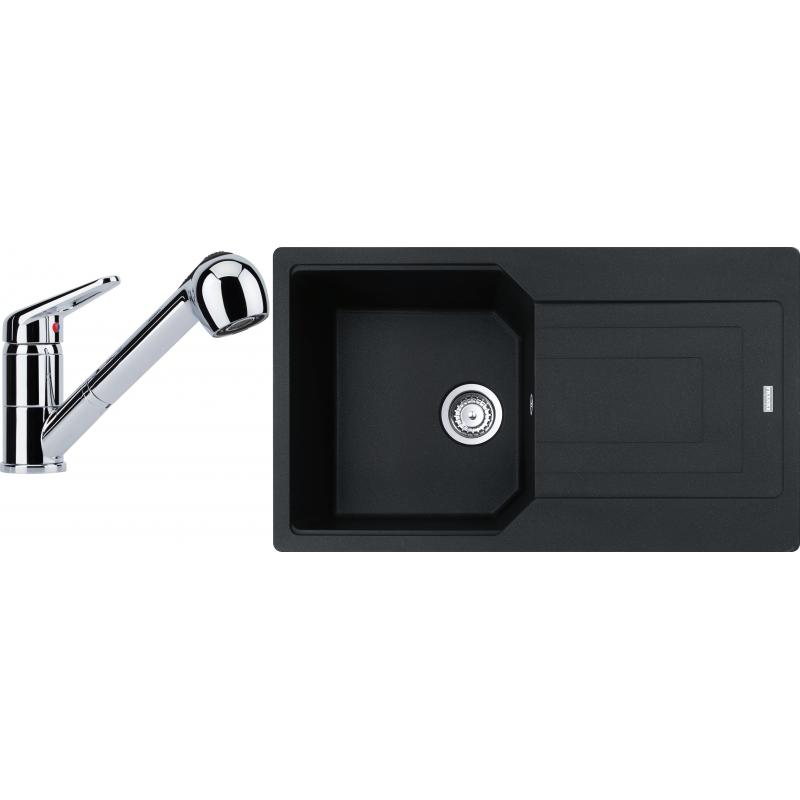E-shop Set RS Franke Urban UBG 611-86 + Franke FC 9547 (čierna matná + chróm)