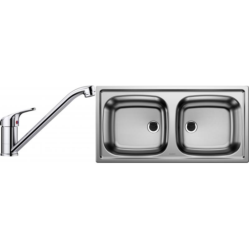 E-shop Set RS Blanco Top EZ 8x4 + Blanco Daras (nerez + chróm)