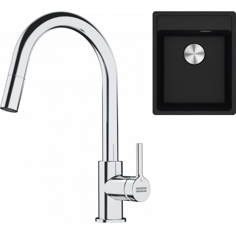 E-shop Set G252 Franke MRG 610-37 RTL + Franke FS 3229 (onyx + chróm)