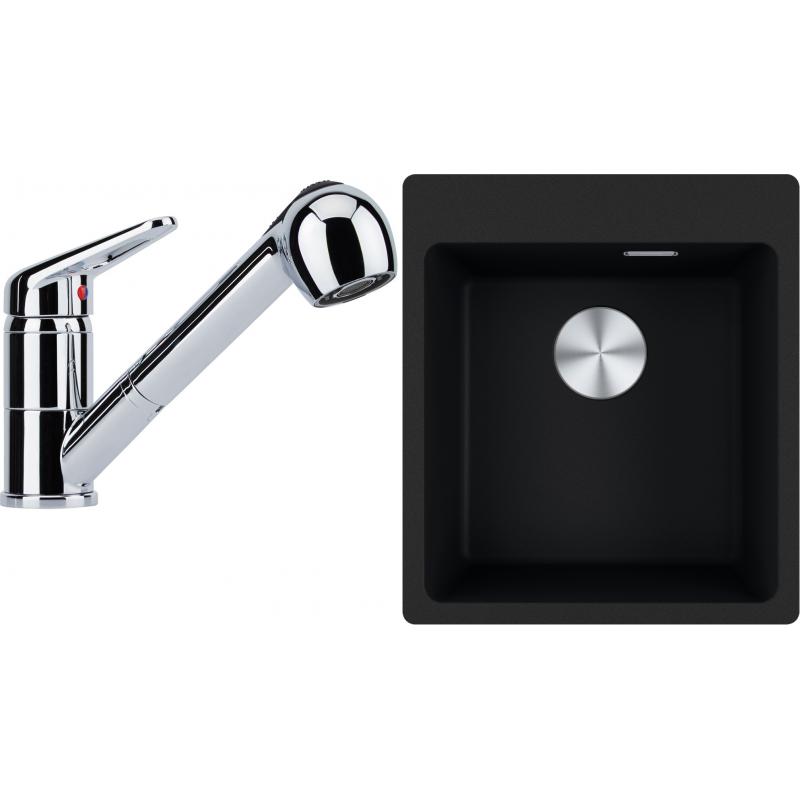 E-shop Set RS Franke MRG 610-39 FTL + Franke FC 9547 (šedý kameň + chróm)
