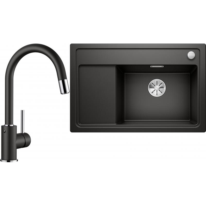 E-shop Set RS Blanco Zenar XL 6 S Compact + Blanco Mida-S (vanička na pravej strane, biela soft + biela soft)