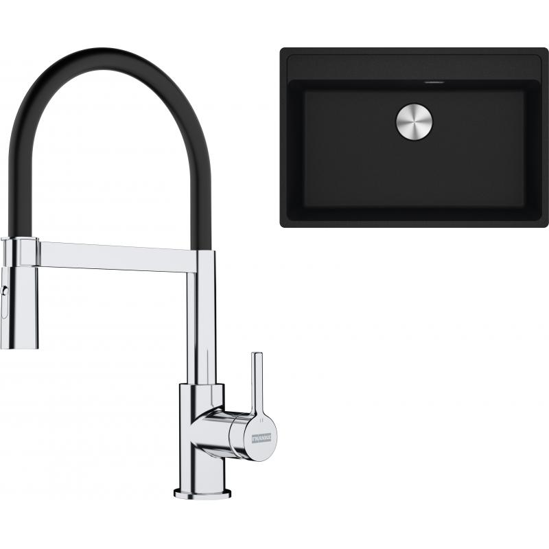 E-shop Set RS Franke Maris MRG 610-72 RTL + Franke FC 6085 Lina (onyx + chróm/čierna)