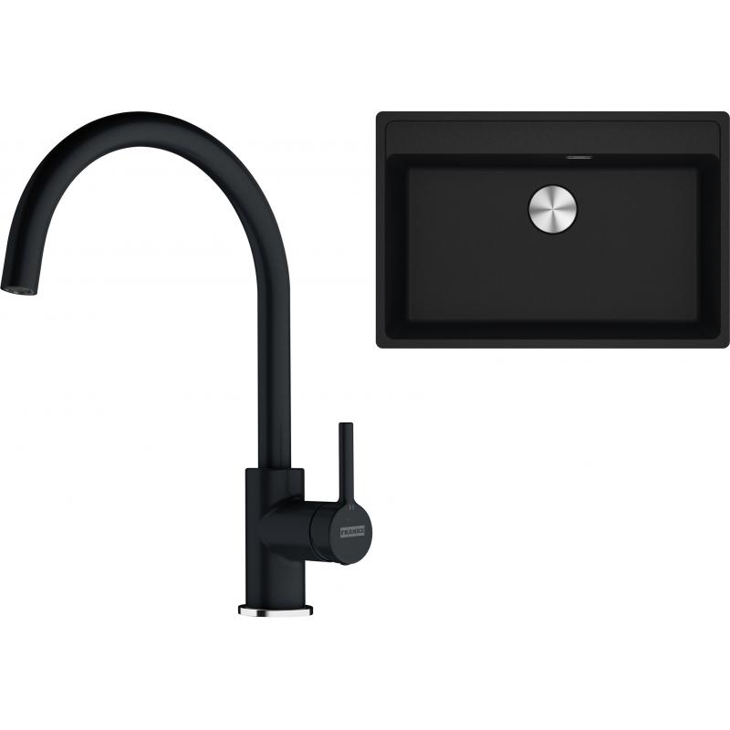 E-shop Set RS Franke Maris MRG 610-72 RTL + Franke FC 6018 Lina (čierna matná + čierna matná)