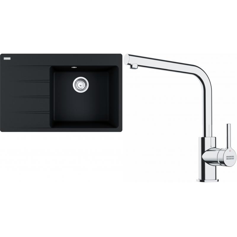 E-shop Set G250|251 Franke CNG 611-78 TL + Franke FS 3230 (vanička na pravej strane, sahara + chróm)