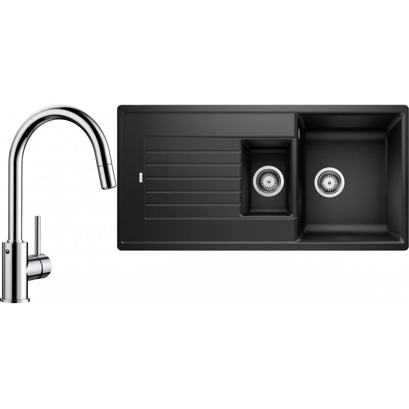 E-shop Set RS Blanco Zia 6 S + Blanco Mida-S (biela + chróm)