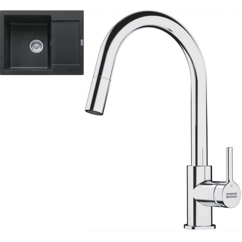 E-shop Set G256 Franke MRG 611-62 + Franke FS 3229 (onyx + chróm)